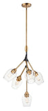 Maxim Savvy 5 Light Pendant Model: 26343CLABBK