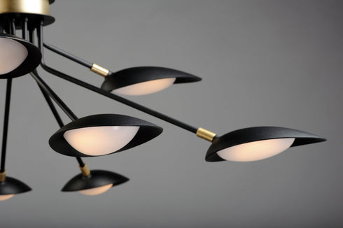 Maxim Scan Chandelier Model: 21699BKSBR