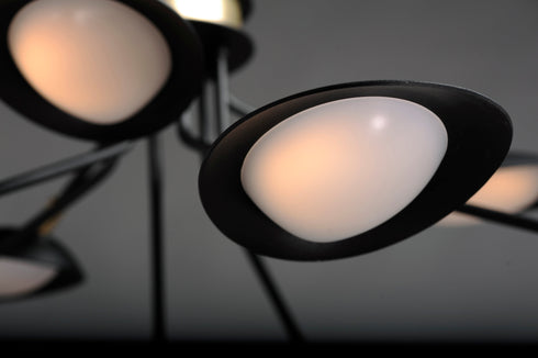 Maxim Scan Chandelier Model: 21699BKSBR