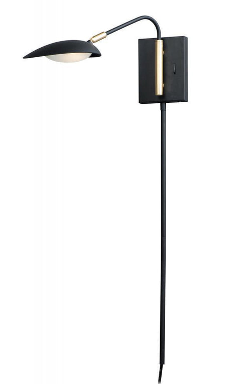 Maxim Scan Wall Sconce Model: 21691BKSBR