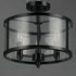 Maxim Sentinel Semi Flush Mount Model: 25250CLBK