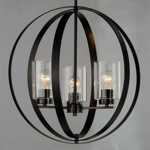 Maxim Sentinel Single Pendant Model: 25254CLBK