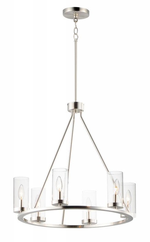 Maxim Sentinel Single Tier Chandelier Model: 25255CLBK