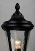 Maxim Sentry 1 Light Outdoor Pol Post Mount Model: 3050WGBK
