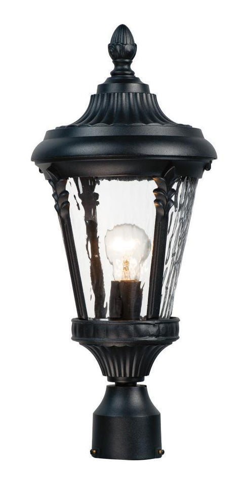 Maxim Sentry 1 Light Outdoor Pol Post Mount Model: 3050WGBK