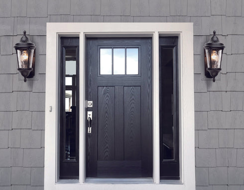 Maxim Sentry 1 Light Outdoor Wall Sconce Model: 3053WGBK