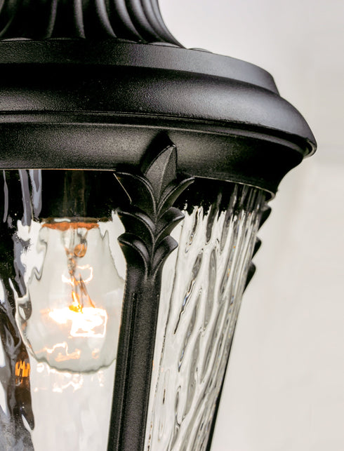 Maxim Sentry 3 Light Outdoor Wall Sconce Model: 3055WGBK