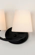 Maxim Shelter 2 Light Bath Vanity Model: 11832SWBK