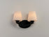 Maxim Shelter 2 Light Bath Vanity Model: 11832SWBK