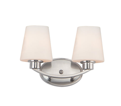 Maxim Shelter 2 Light Bath Vanity Model: 11832SWBK