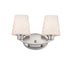 Maxim Shelter 2 Light Bath Vanity Model: 11832SWBK