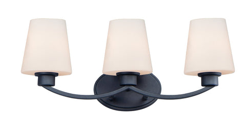 Maxim Shelter 3 Light Bath Vanity Model: 11833SWSN