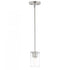 Maxim Sleek 1 Light Mini Pendant Model: 91840CDABBK