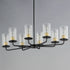 Maxim Sleek 8 Light Chandelier Model: 11848CDABBK