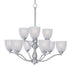 Maxim Stefan 9 Light Chandelier Model: 10066FTBK