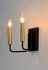 Maxim Sullivan 2 Light Bath Vanity Model: 10252BKGLD