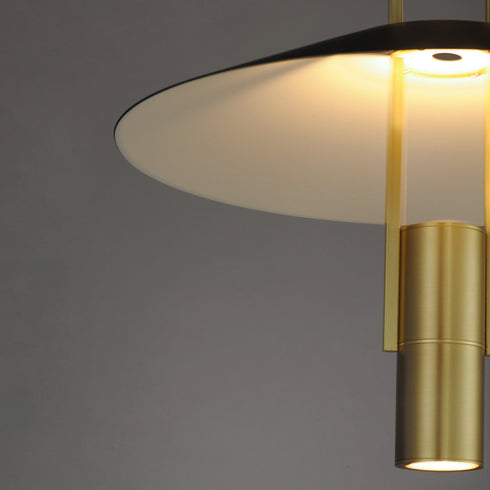 Maxim Tahoe 2 Light LED Pendant Model: 10098BKSBR