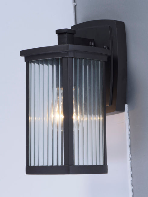 Maxim Terrace 1 Light Small Outdoor Wall Lantern Model: 3252CRBZ