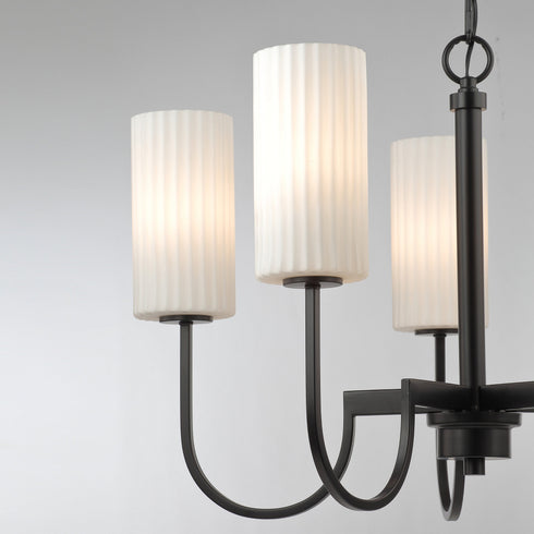 Maxim Town And Country Single Tier Chandelier Model: 32008SWBK