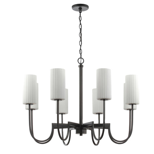 Maxim Town And Country Single Tier Chandelier Model: 32008SWBK