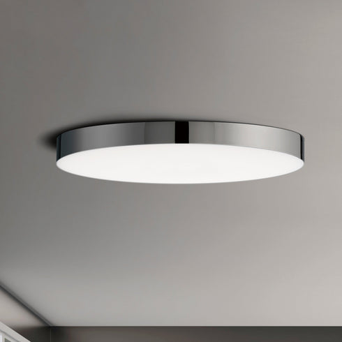 Maxim Trim 11 Inch Rd 20 Watt LED Flush Mount 3000k Model: 57664WTBK