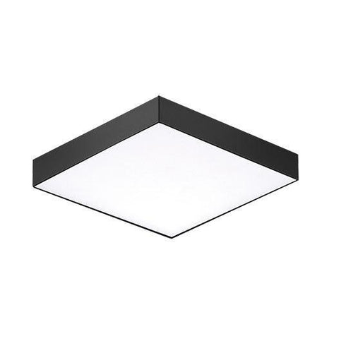 Maxim Trim 4.5 Inch Sq 12.5 Watt LED Flush Mount Model: 57665WTBK