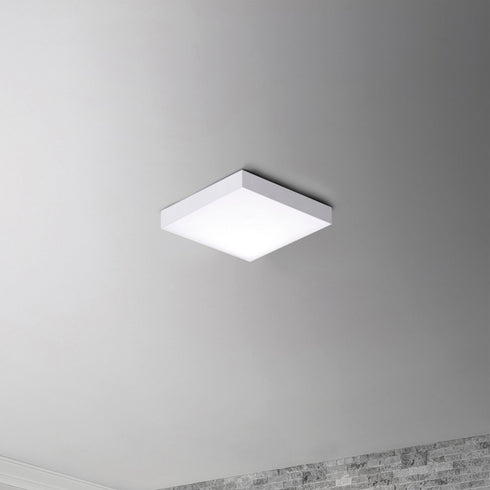 Maxim Trim 4.5 Inch Sq 12.5 Watt LED Flush Mount Model: 57665WTBK