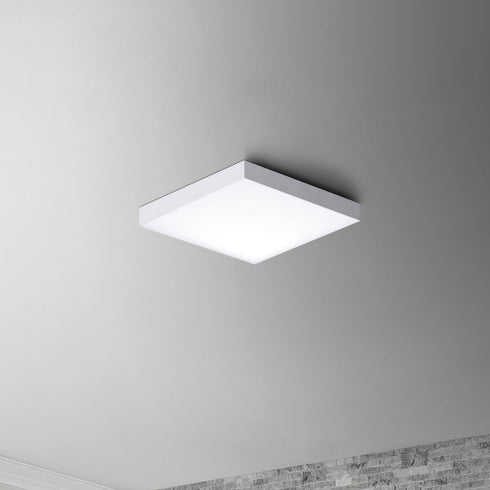 Maxim Trim 6.5 Inch Sq 15 Watt LED Flush Mount Model: 57667WTBK