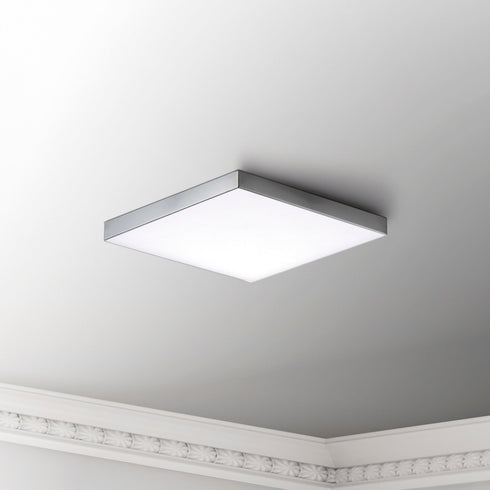 Maxim Trim 8.5 Inch Sq 18 Watt LED Flush Mount Model: 57668WTBK