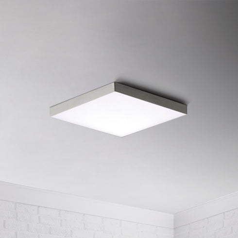 Maxim Trim 8.5 Inch Sq 18 Watt LED Flush Mount Model: 57668WTBK