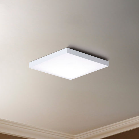 Maxim Trim 8.5 Inch Sq 18 Watt LED Flush Mount Model: 57668WTBK