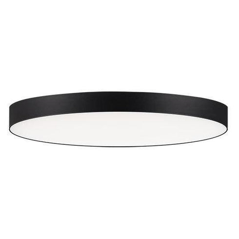 Maxim Trim 9 Inch Rd 18 Watt LED Flush Mount 3000k Model: 57663WTBK