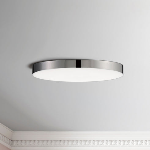 Maxim Trim 9 Inch Rd 18 Watt LED Flush Mount 3000k Model: 57663WTBK