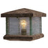 Maxim Triumph Vx 1 Light Outdoor Deck Lantern Model: 48736CLET