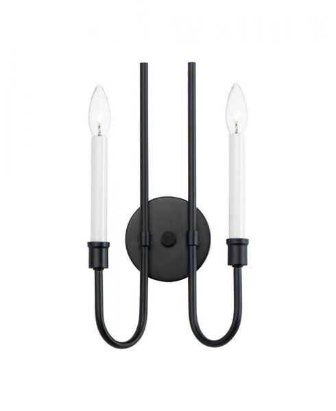 Maxim Tux 2 Light Wall Sconce Model: 11282BK