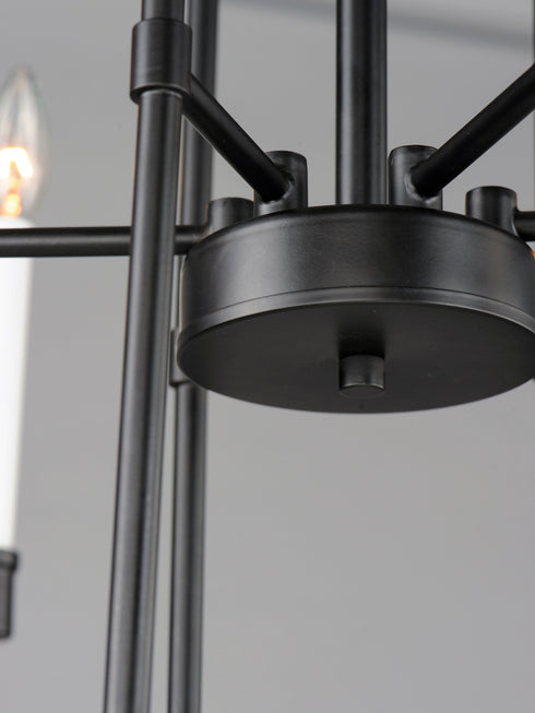 Maxim Tux 9 Light Chandelier Model: 11289BK