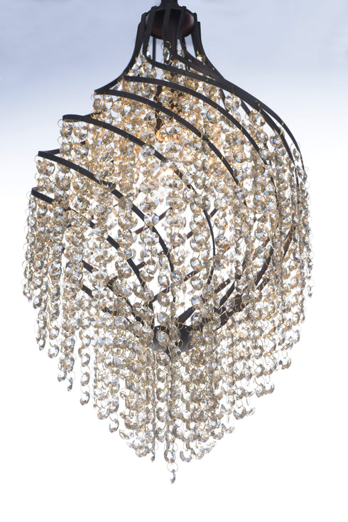 Maxim Twirl Chandelier Model: 22005BCGS