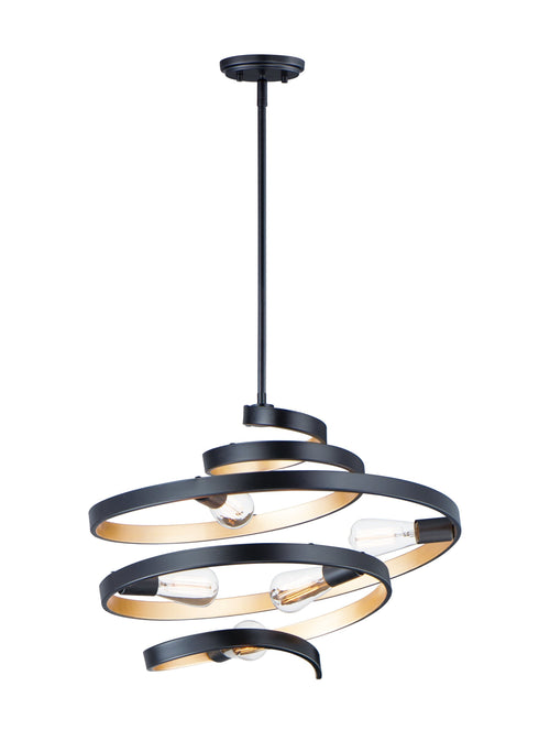 Maxim Twister Multi Light Pendant Model: 12235BKGLD