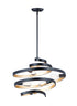 Maxim Twister Multi Light Pendant Model: 12235BKGLD