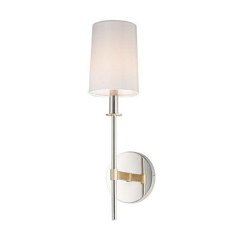 Maxim Uptown 1 Light Wall Sconce Model: 32391OFSBRPN