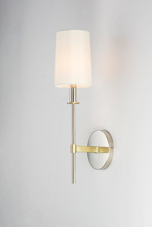 Maxim Uptown 1 Light Wall Sconce Model: 32391OFSBRPN