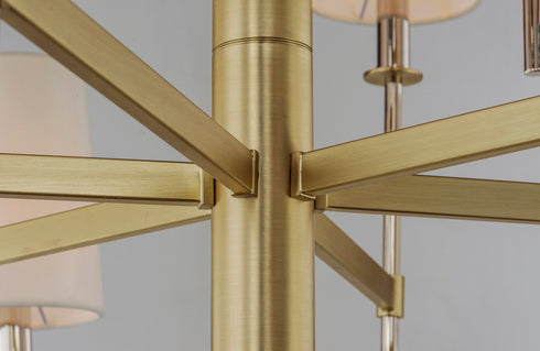 Maxim Uptown 5 Light Chandelier Model: 32395OFSBRPN
