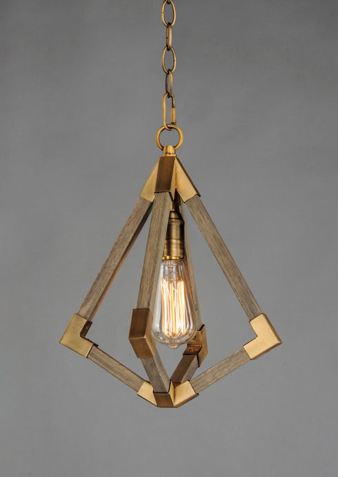 Maxim Vector 1 Light Pendant Model: 12259WOAB