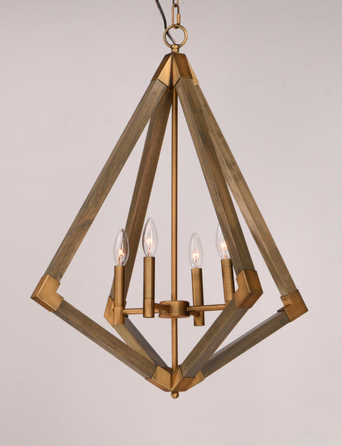 Maxim Vector 4 Light Pendant Model: 12254WOAB