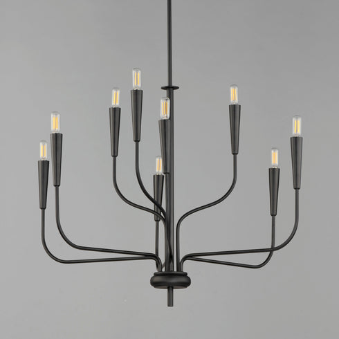 Maxim Vela Multi Tier Chandelier Model: 24819BK