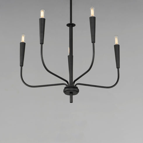 Maxim Vela Single Tier Chandelier Model: 24815BK