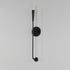 Maxim Vela Wall Sconce Model: 24811BK
