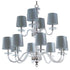 Maxim Venezia Multi Tier Chandelier Model: 27548FTPN