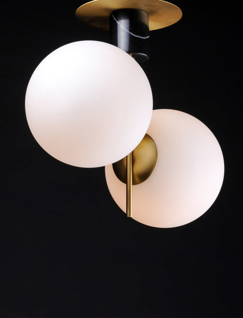 Maxim Vesper Semi Flush Mount Model: 26032SWSBRBK