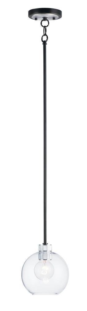 Maxim Vessel 1 Light Mini Pendant Model: 21619CLBKAL